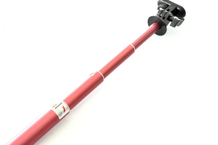 Aluminium alloy selfie stick for mobile phone in black, gold and pink colour options