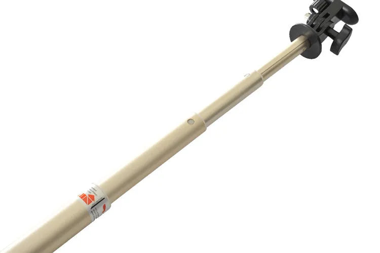 Aluminium alloy selfie stick for mobile phone in black, gold and pink colour options