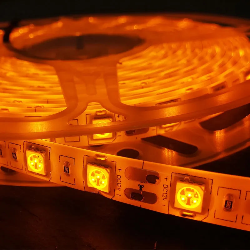 Flexible epoxy waterproof 12V 5050 LED light strip 60pcs/m for outdoor decoration