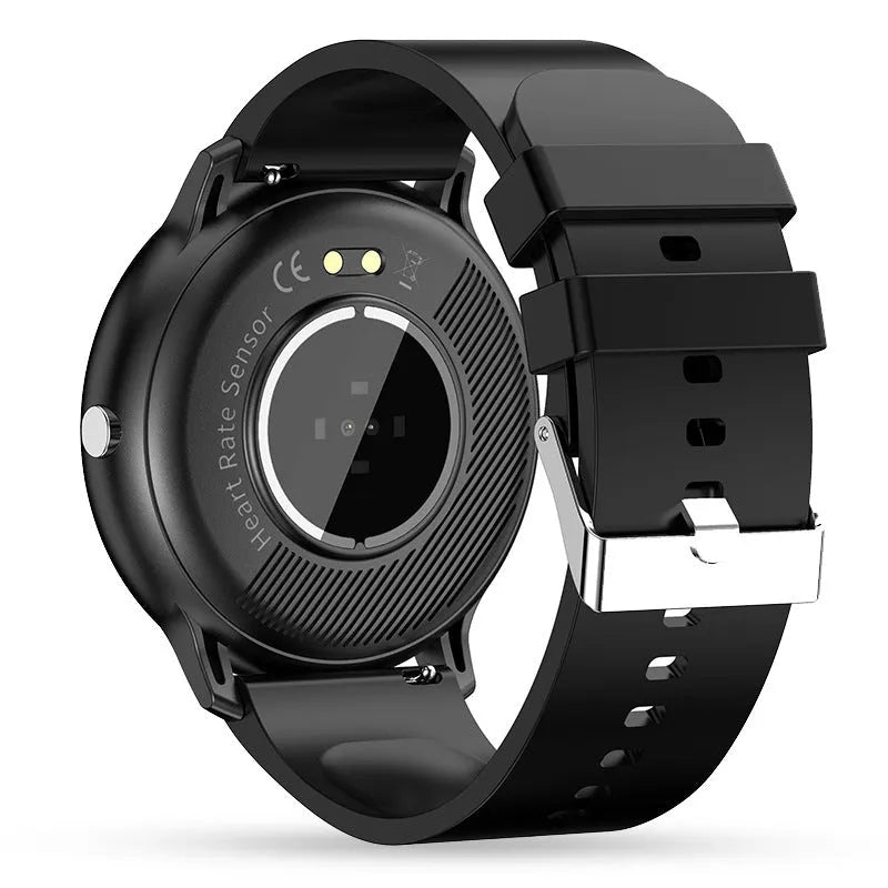 Sports step movement remote control camera watch with 1.28 inch touch screen silicone strap in pink blue black gold