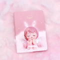 Flower fairy design notebook with PU leather cover and 85 lined writing pages
