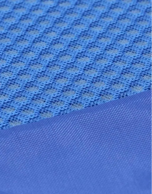 Blue pet cooling ventilation mat made from cool nylon Oxford with POE inner cushion, available in multiple sizes