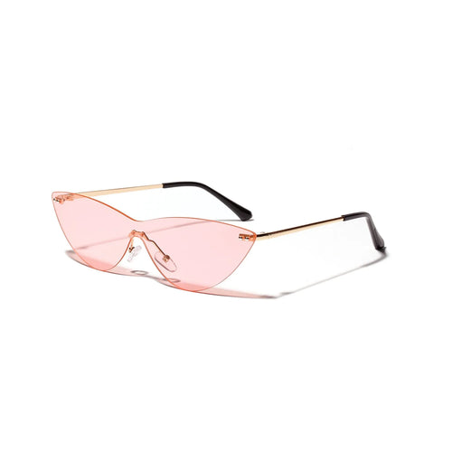 Brown lens vintage sunglasses with a metal frame for adults