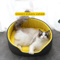 Black and green washable cloth pet kennel for dogs and cats in three sizes.