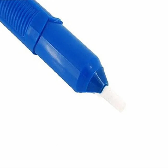 Manual solder suction device in blue, gold, or silver colour with ABS plastic construction