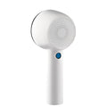White rechargeable clothes shaver for jersey fabrics with ABS body measuring 19.3cm