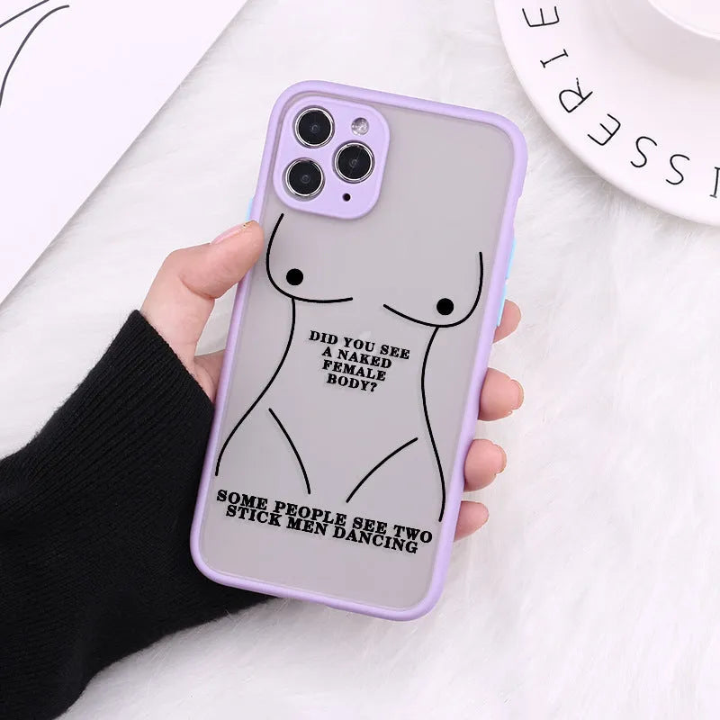 TPU iPhone protective case with fine hole design in multiple colour options for iPhone 12, 11 and other models