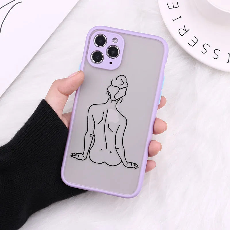 TPU iPhone protective case with fine hole design in multiple colour options for iPhone 12, 11 and other models