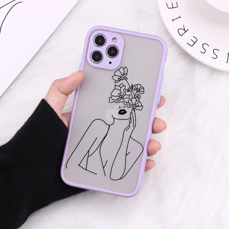 TPU iPhone protective case with fine hole design in multiple colour options for iPhone 12, 11 and other models