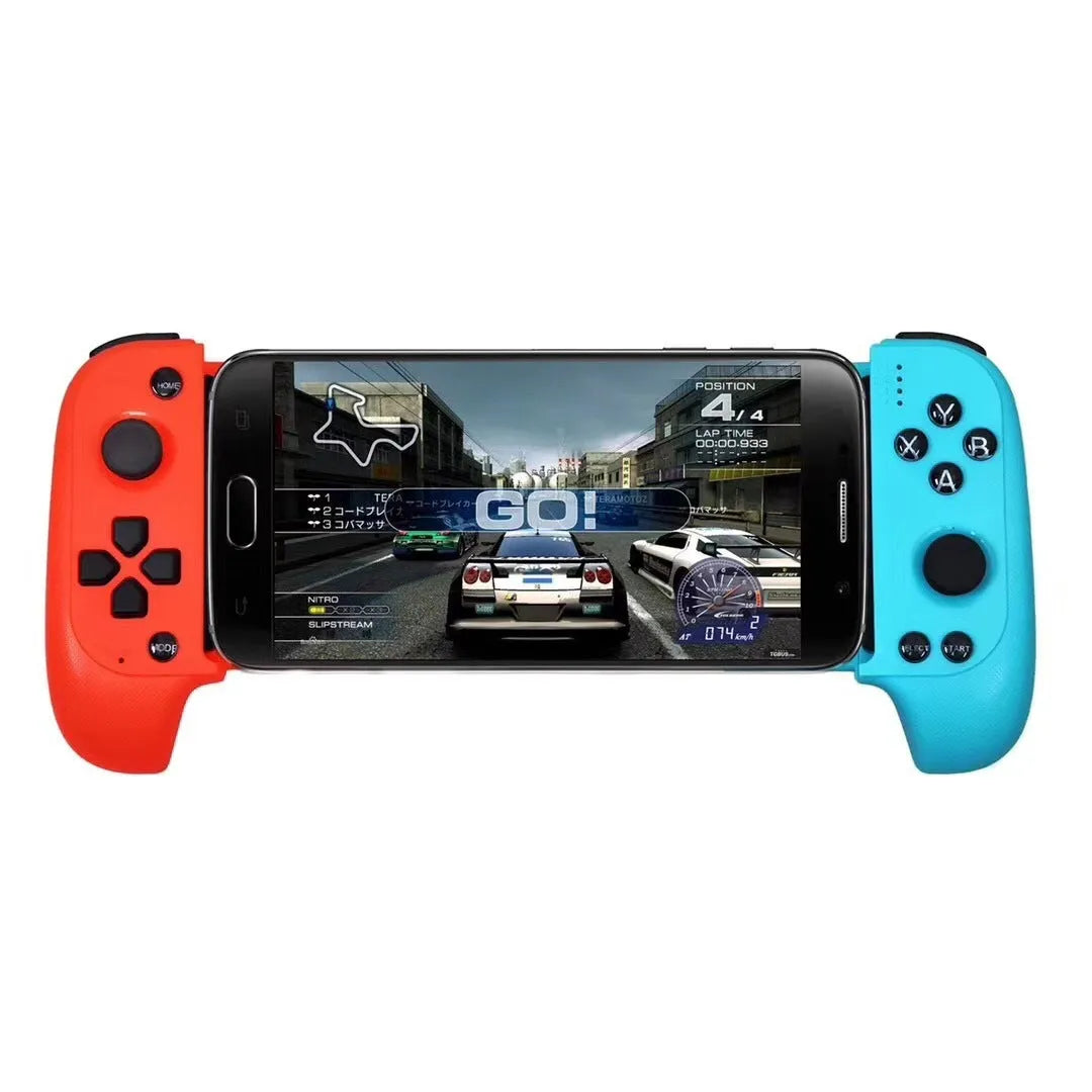 Cytec wireless Bluetooth telescopic game controller for mobile phones in black or red-blue colours