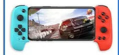 Cytec wireless Bluetooth telescopic game controller extended with smartphone attached in black colour