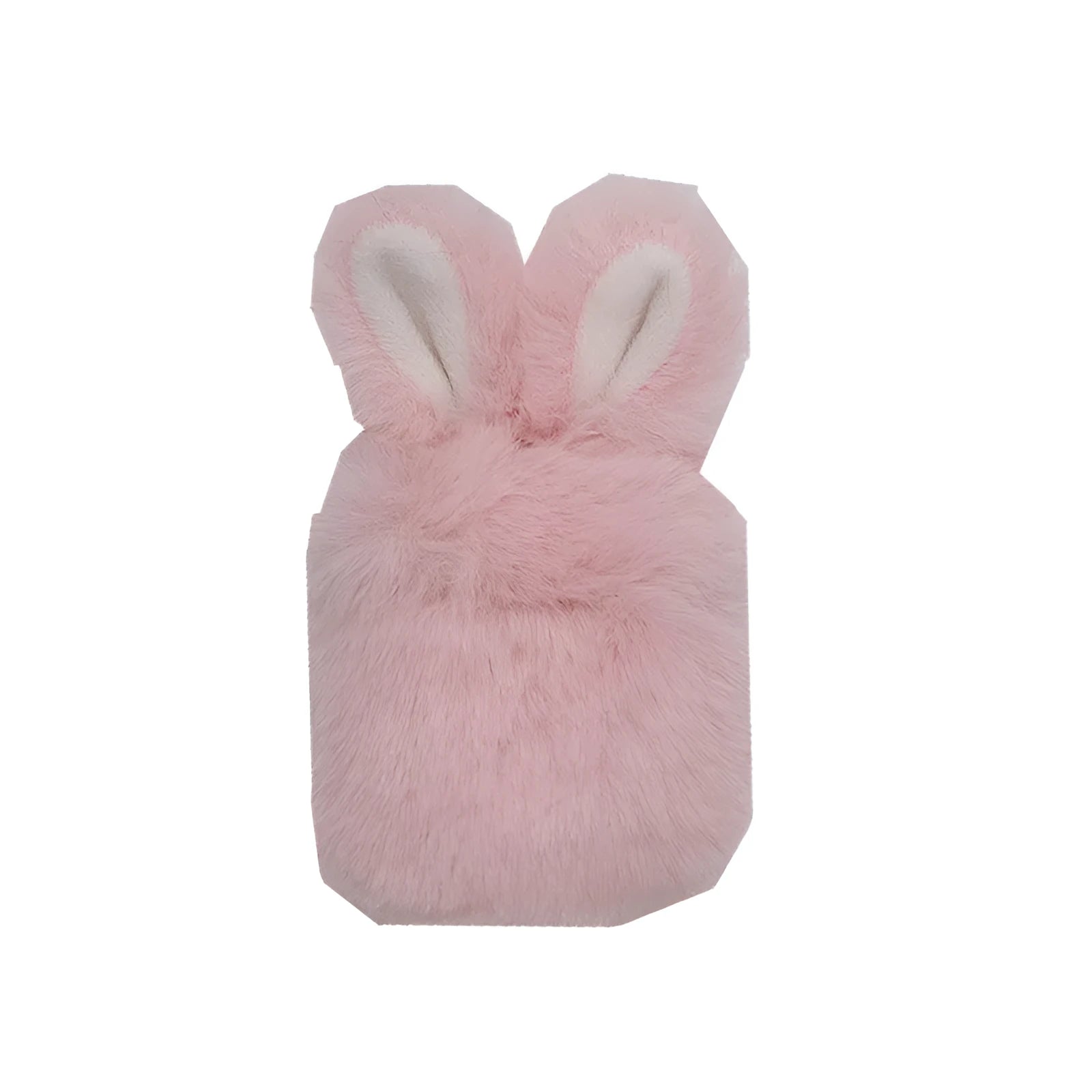 Pink rabbit ear silicone protective cover for Apple AirPods charging case