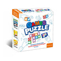 Spatial logical thinking board game with 20 coloured ABS blocks and 60 pattern cards in a colour box.