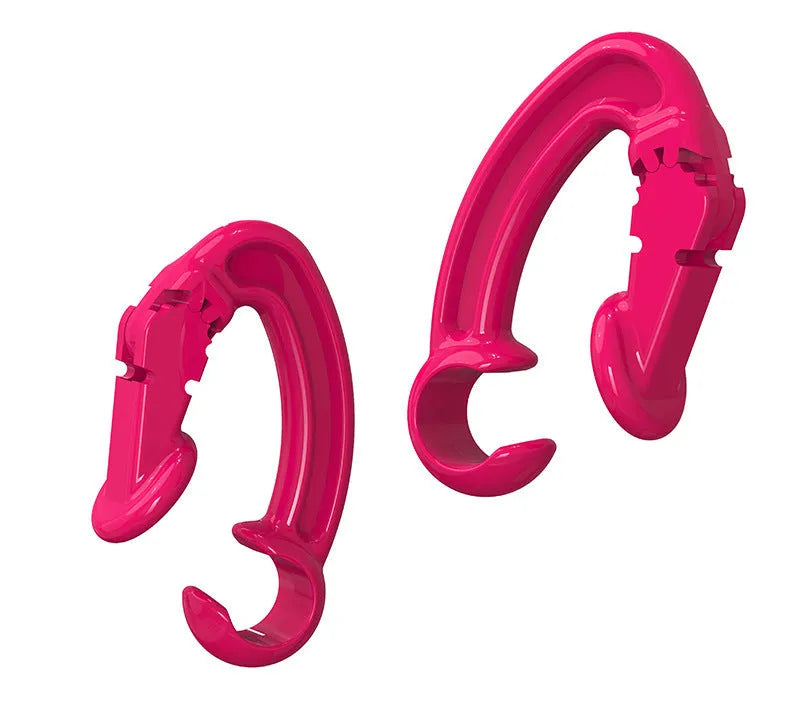 Ear hooks compatible earbud clips for sport running cycling – black ear hook with earbud attached