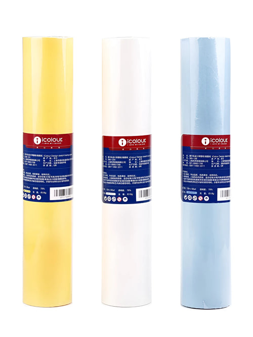 Aikale sketch scroll paper roll for drawing and rubbing in white or yellow
