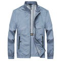 Kentino blue lightweight polyester mens summer sunscreen shirt for casual wear.