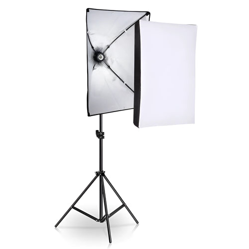 50x70cm photography softbox lighting kit with 2 metre stand for studio portrait shooting