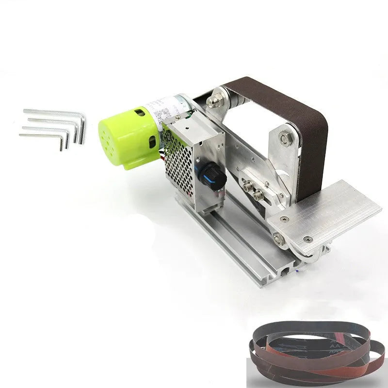 895 fixed-angle desktop belt grinder machine with adjustable speed control