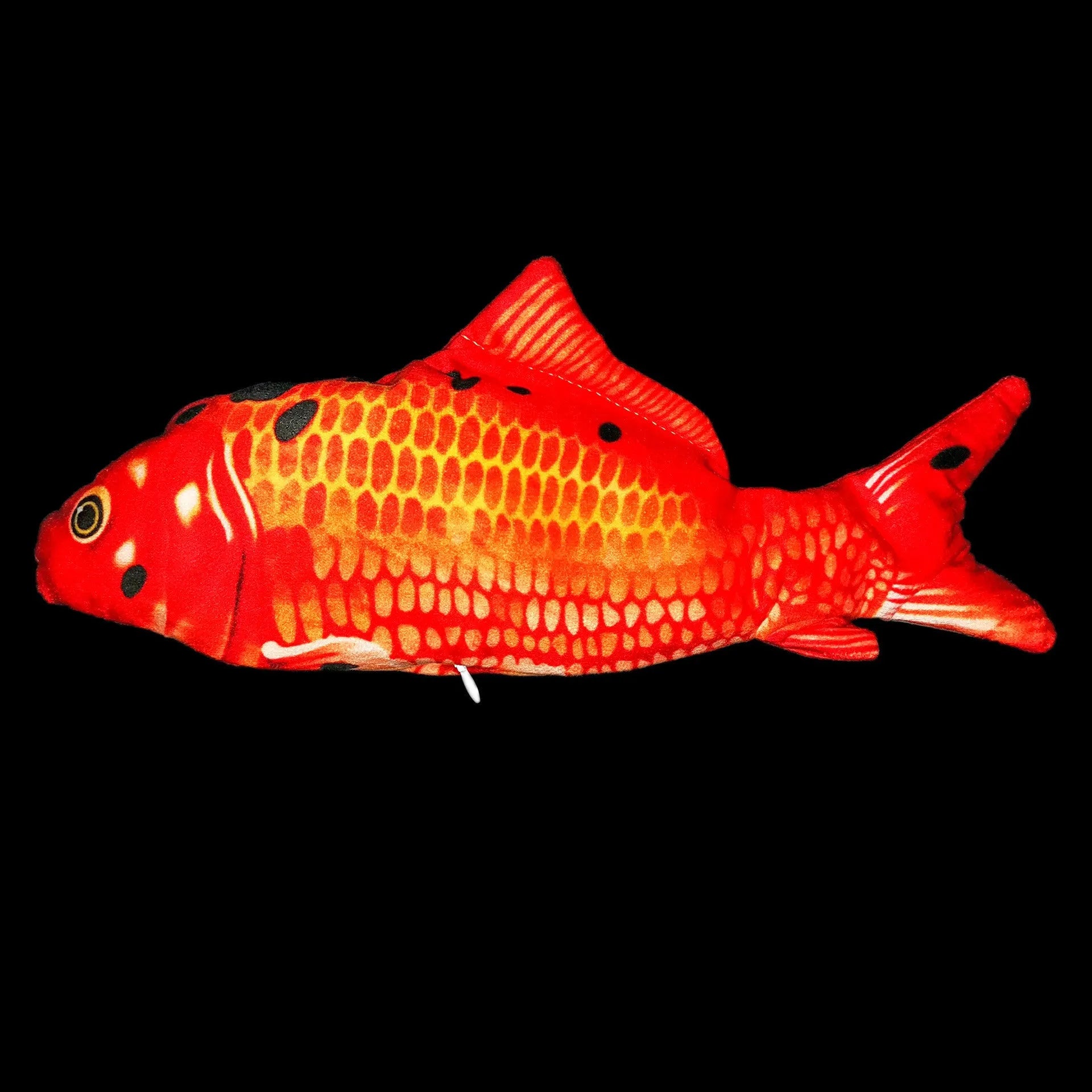 Electronic jumping fish cat toy 30cm long with USB charging cable