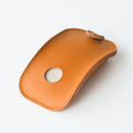 Brown leather storage bag for Apple Magic Mouse and Magic Control Bluetooth Mouse 2nd Generation, model PD-MC