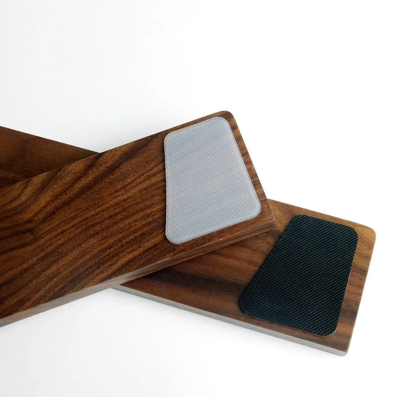 Walnut wood mechanical keyboard wrist pad ergonomic hand rest seamless design colour option A