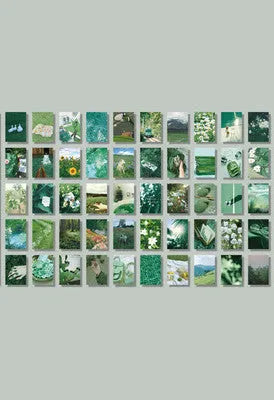 Japanese paper sticker book showing 4x6cm decorative stickers in various patterns and colours