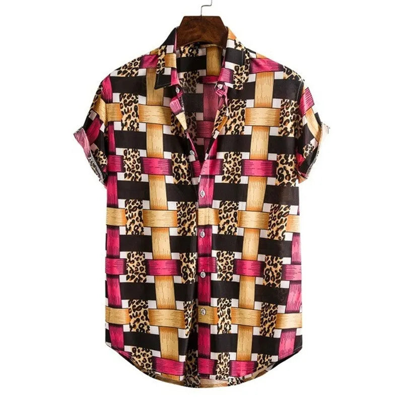 Casual cool streetwear polo shirt for men with long sleeves and pointed collar in loose fit