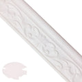 Self-adhesive waistline decorative border skirting line with a grid pattern, shown in a gold colour.