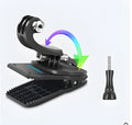 360-degree rotating aluminium alloy backpack clip mount for GoPro and action cameras