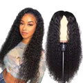 Front lace long curly chemical fibre wig, Cassia/Kani Karen hair, party hairstyle with fluffy curls