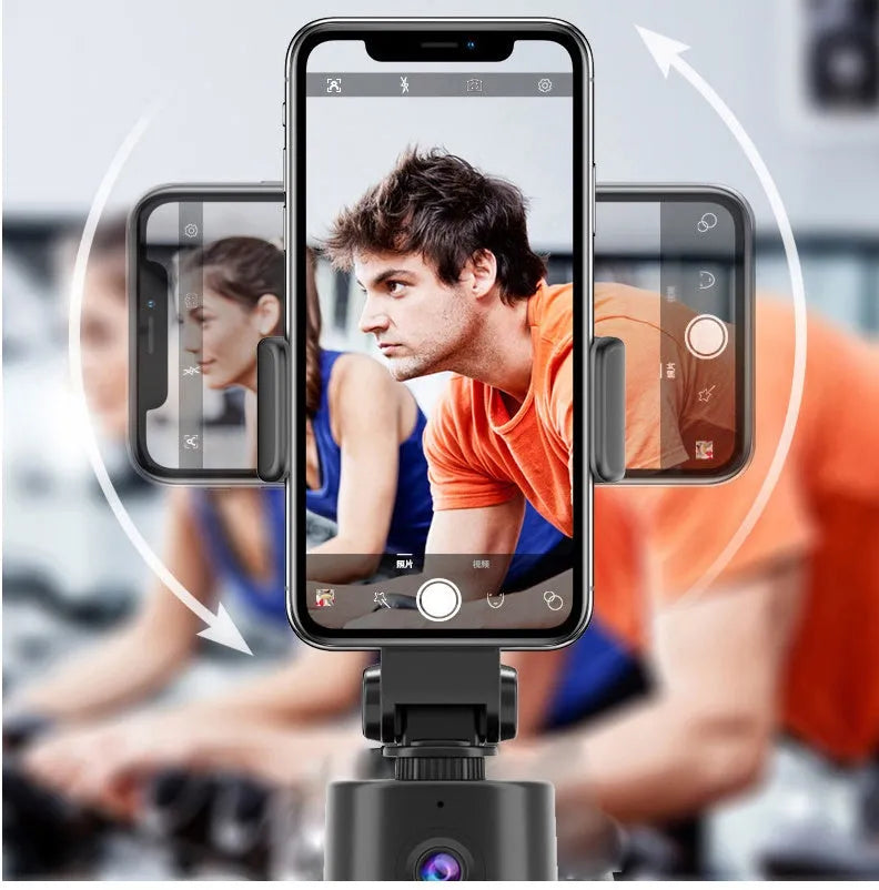 Intelligent tracking pan tilt bracket for mobile phones with AI face recognition technology