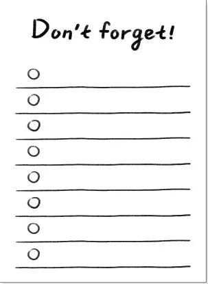 Student memo pad with eight design styles, 50 sheets of 80g paper, compact 65mm by 89mm size