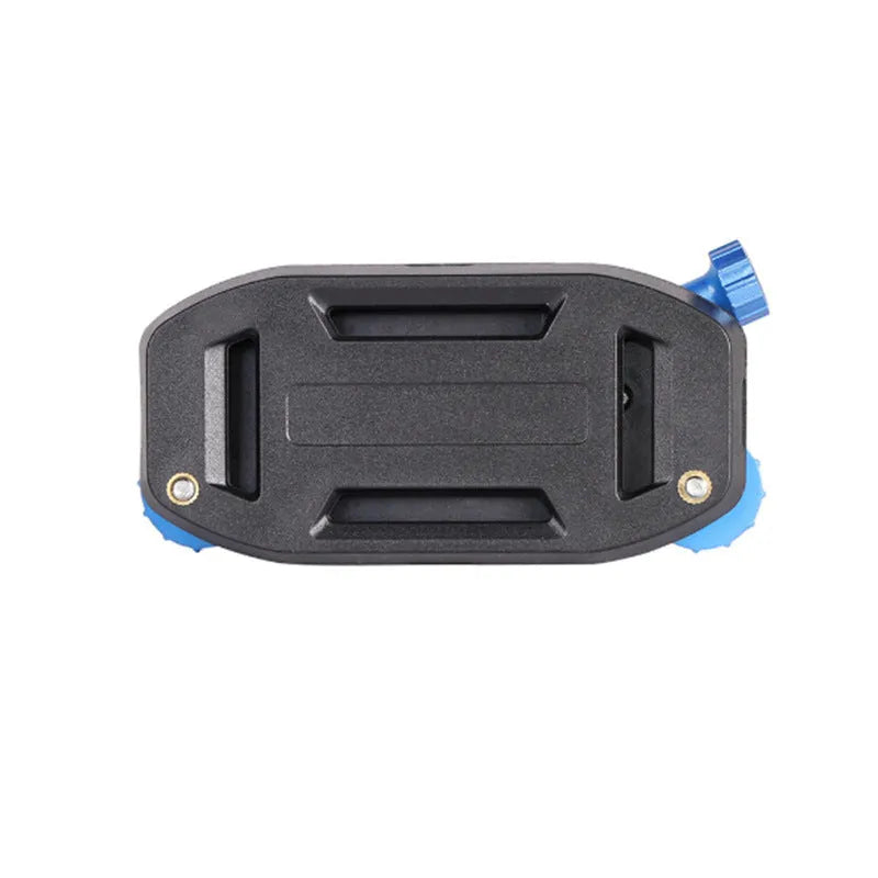 Blue plastic quick-hanging backpack clip for GoPro shoulder strap mounting