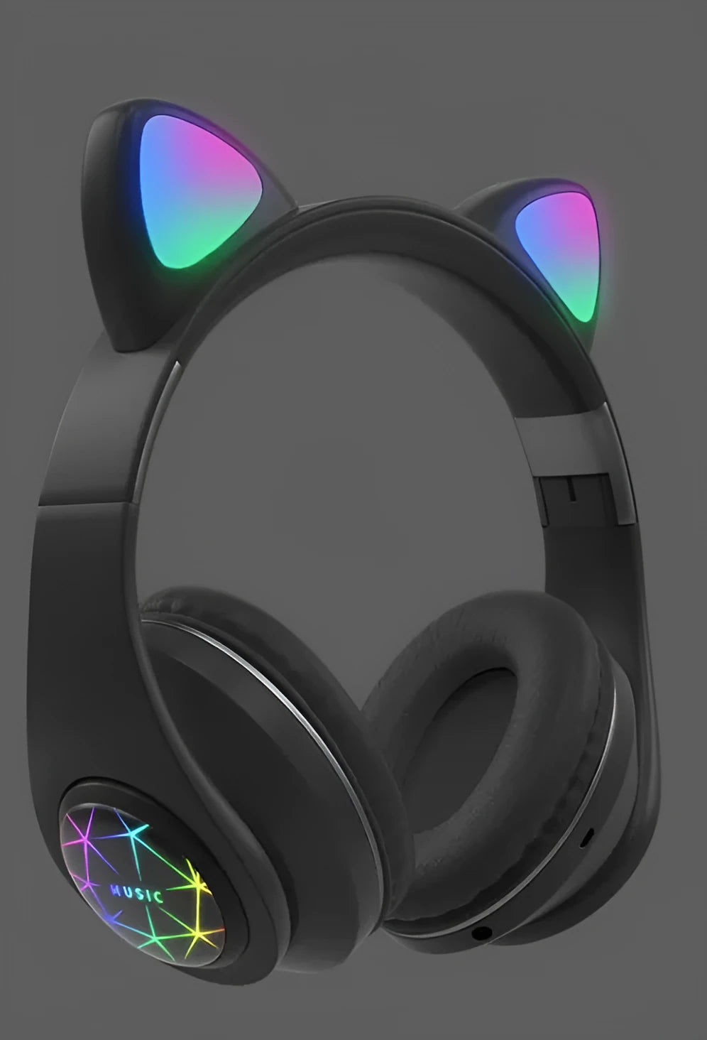 Cute cat ear Bluetooth wireless headphones in various colours with head-mounted design