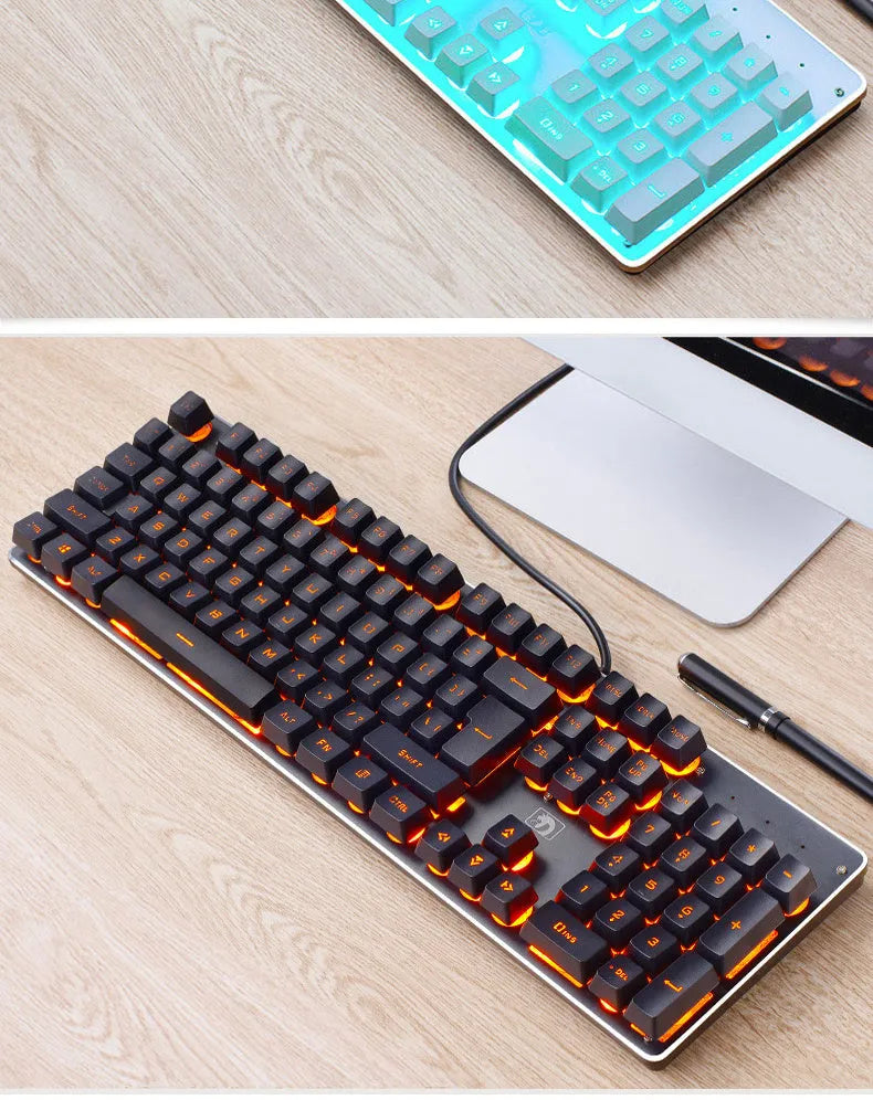 Viper wired gaming keyboard, 104 keys, black, USB, backlight, 455x175x45mm