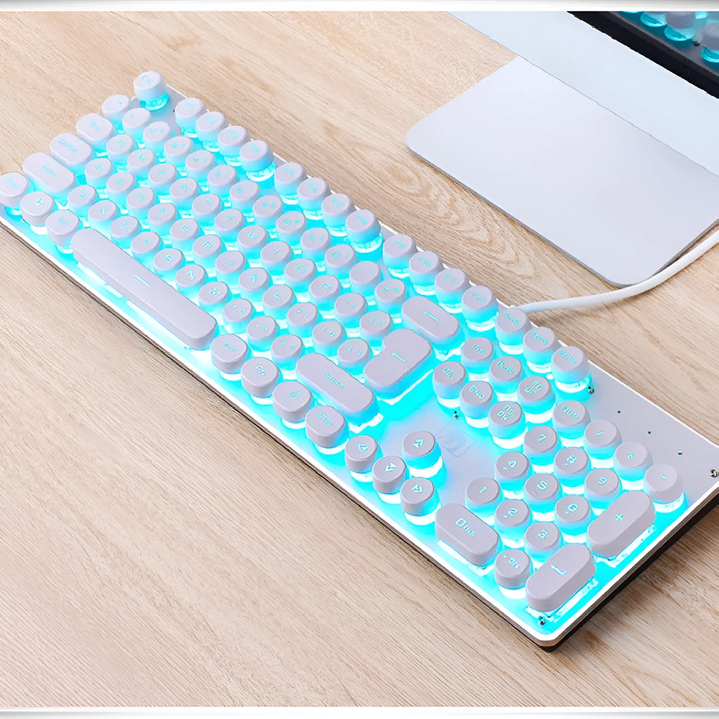 Viper wired gaming keyboard, 104 keys, black, USB, backlight, 455x175x45mm