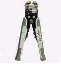 Yellow automatic wire stripper crimping plier multitool for electrical work