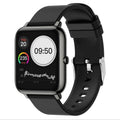 P22 multi-sport smart bracelet with 1.3-inch touch screen and silicone band on wrist