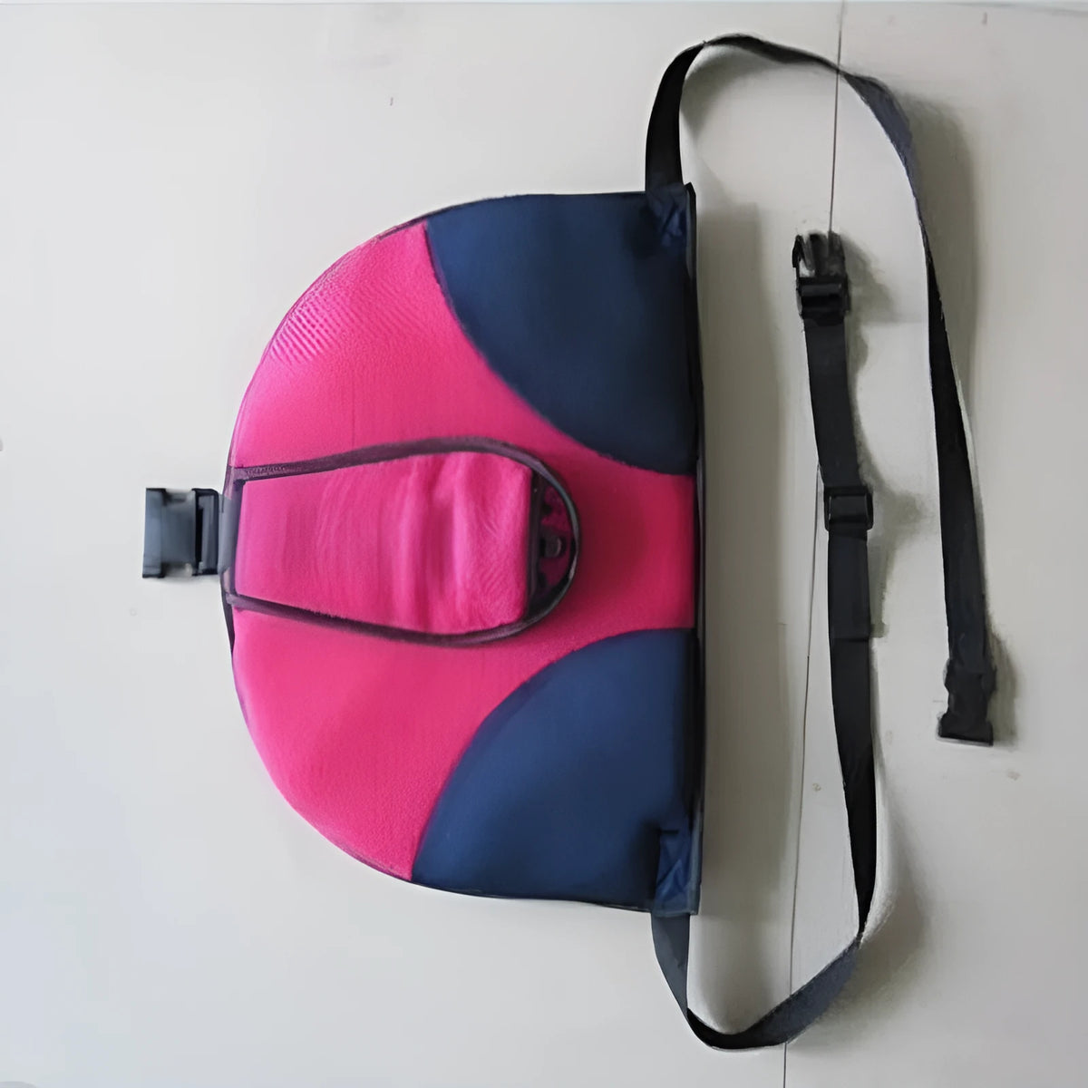 Canvas and sponge pregnant woman driving car mat and protective belt in red, four seasons pass style