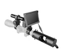 Black digital night vision goggles with 5-inch LCD display for low-light observation