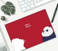 Cartoon character computer mouse pad measuring 260x210mm with rubber construction