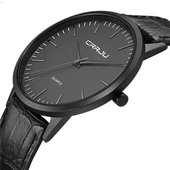 Casual men's and women's quartz watch with alloy case and 30M waterproof rating on a mesh strap.