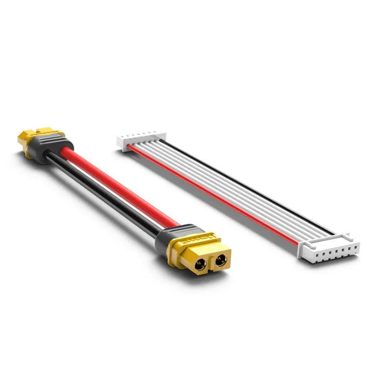 Grey Astor parallel charging board for RC vehicle batteries with multiple connection points
