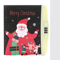 Children's lockable codebook diary notebook with colourful cartoon cover showing space or animal theme