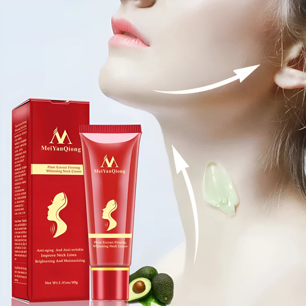 Meiyan Qiong Neck Cream 40g tube, a neck essence cream with 3-year shelf life, colour as shown.