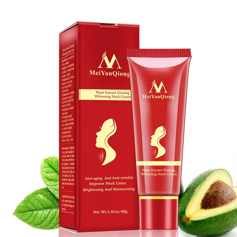 Meiyan Qiong Neck Cream 40g tube, a neck essence cream with 3-year shelf life, colour as shown.