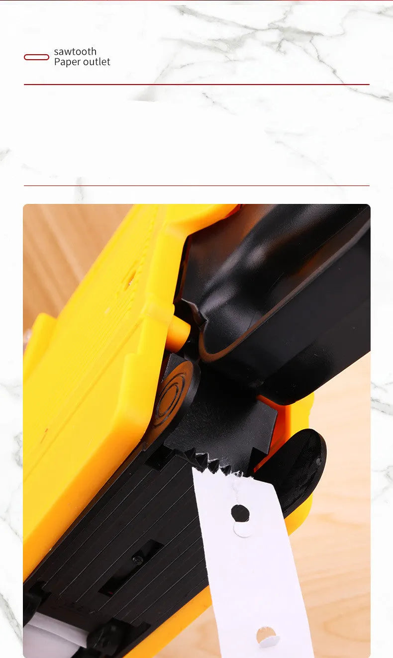 Manual price coding machine with ink roller and paper rolls for supermarket bottle labelling