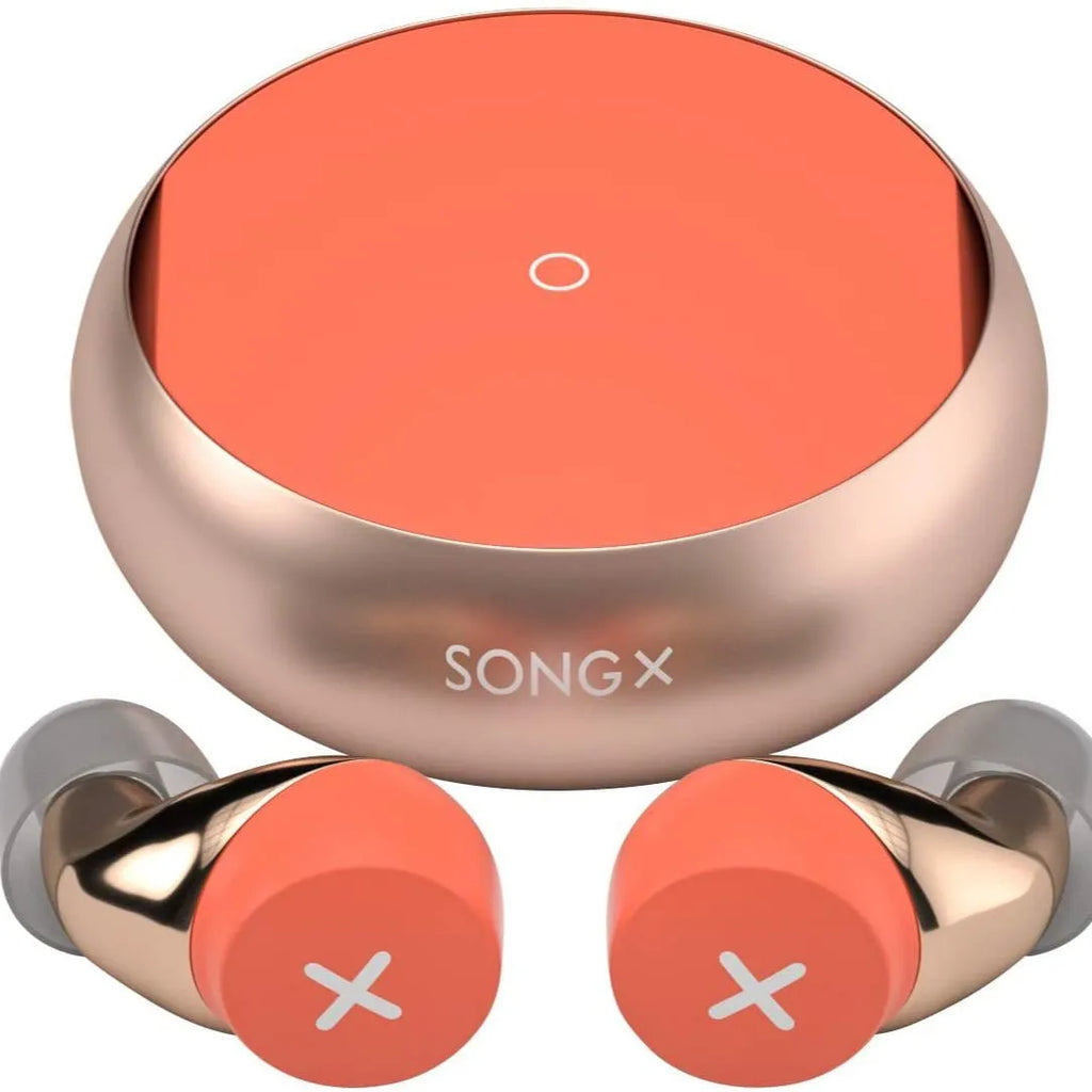 True wireless earbuds with star loop design, noise cancelling, waterproof, compact Bluetooth headphones in black