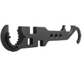 Black all-steel multi-function combination wrench for AR-15 and M4 firearm maintenance.