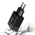 Travel charger with European and American plugs for mobile phone charging